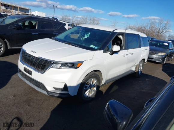 2022 Kia Carnival LXS with VIN KNDNB4H38N6170973, listed as a IAAI auction lot 41439812 with 19,364 mi miles. Bid and sale history available at carsss.com. Image 20.