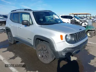 2018 Jeep Renegade Sport with VIN ZACCJBAB9JPH83336, listed as a IAAI auction lot 41555991 with 37,288 mi miles. Bid and sale history available at carsss.com. Image 1.