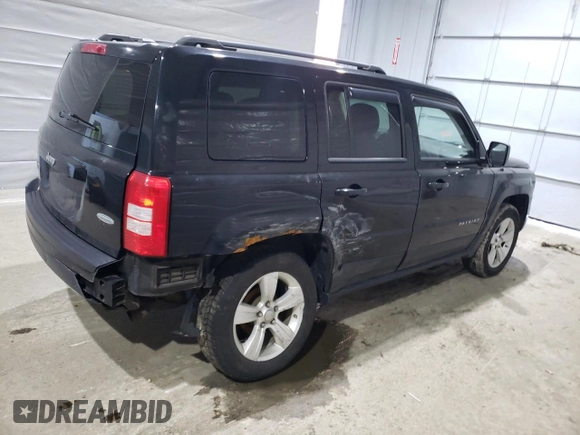 2012 Jeep Patriot Latitude with VIN 1C4NJRFBXCD705918, listed as a Copart auction lot 48132875 with 171,345 mi miles and Salvage Title. Bid and sale history available at carsss.com. Image 3.