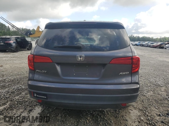 2018 Honda Pilot EX-L with VIN 5FNYF6H50JB038920, listed as a Copart auction lot 57465555 with 126,354 mi miles and Salvage title. Bid and sale history available at DreamBid. Image 6.