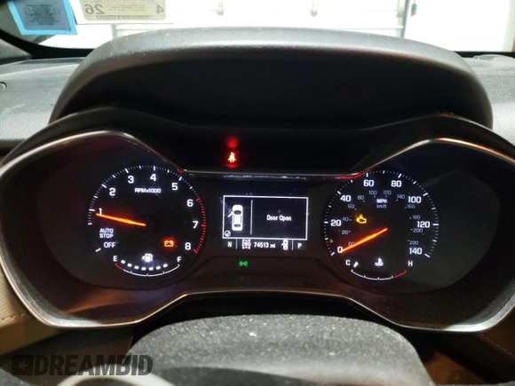 2021 Chevrolet TrailBlazer ACTIV with VIN KL79MSSL8MB131702, listed as a Copart auction lot 42786395 with 74,513 mi miles and Salvage Title. Bid and sale history available at DreamBid. Image 9.