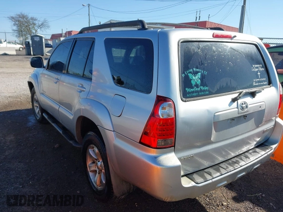 2007 Toyota 4Runner SR5 with VIN JTEZU14R870097383, listed as a IAAI auction lot 42036194 with 337,589 mi miles. Bid and sale history available at carsss.com. Image 3.