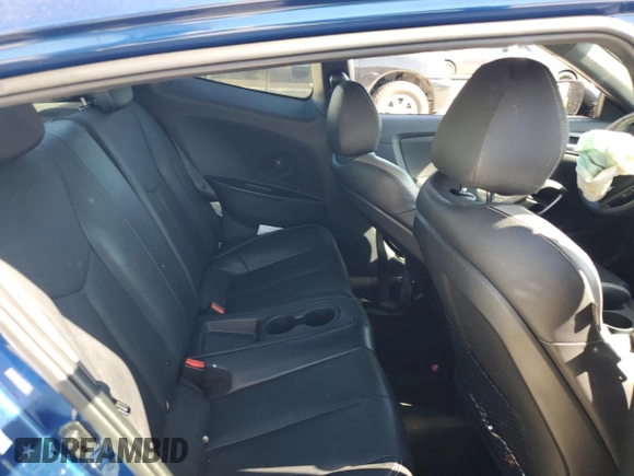 2016 Hyundai Veloster Turbo with VIN KMHTC6AE4GU286497, listed as a Copart auction lot 75417414 with 83,403 mi miles and Salvage Title. Bid and sale history available at carsss.com. Image 10.