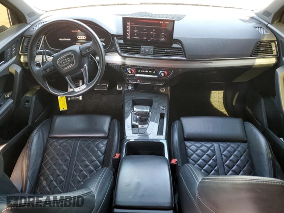 2021 Audi SQ5 Premium Plus with VIN WA1B4AFY0M2026456, listed as a Copart auction lot 77312444 with 74,103 mi miles and Salvage Title. Bid and sale history available at DreamBid. Image 8.