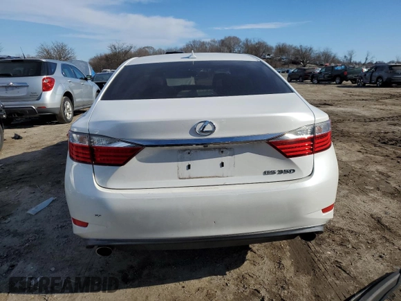 2014 Lexus ES 350 with VIN JTHBK1GG7E2123252, listed as a Copart auction lot 46333425 with 92,326 mi miles and Salvage Title. Bid and sale history available at carsss.com. Image 6.