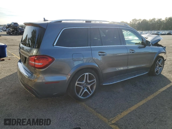 2017 Mercedes-Benz GLS 550 with VIN 4JGDF7DE4HA913568, listed as a Copart auction lot 38857264 with 78,848 mi miles and . Bid and sale history available at DreamBid. Image 3.