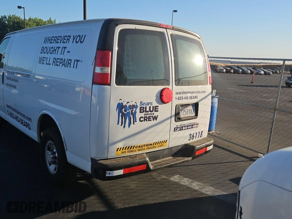 2013 Chevrolet Express Cargo with VIN 1GCWGFCA3D1147507, listed as a IAAI auction lot 42821437 with 234,091 mi miles and . Bid and sale history available at DreamBid. Image 43.