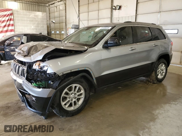 2018 Jeep Grand Cherokee Laredo E with VIN 1C4RJEAG4JC481125, listed as a Copart auction lot 43155035 with 60,225 mi miles and Salvage Title. Bid and sale history available at carsss.com. Image 1.