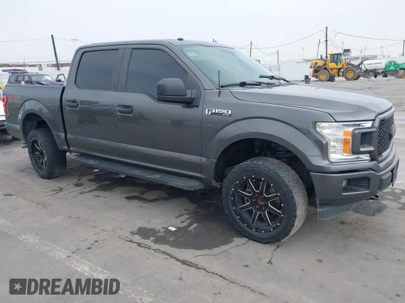 2018 Ford F-150 XL with VIN 1FTEW1EP4JKD45070, listed as a IAAI auction lot 42648874 with 140,424 mi miles and . Bid and sale history available at DreamBid. Image 1.
