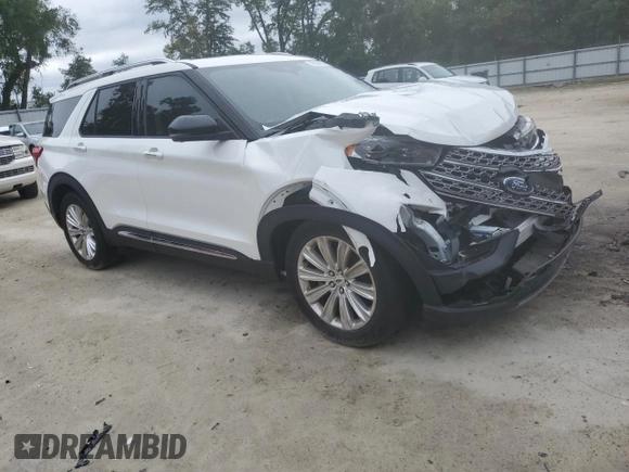 2021 Ford Explorer Limited with VIN 1FMSK7FH8MGA52252, listed as a Copart auction lot 52194755 with 59,484 mi miles and Salvage Title. Bid and sale history available at carsss.com. Image 4.