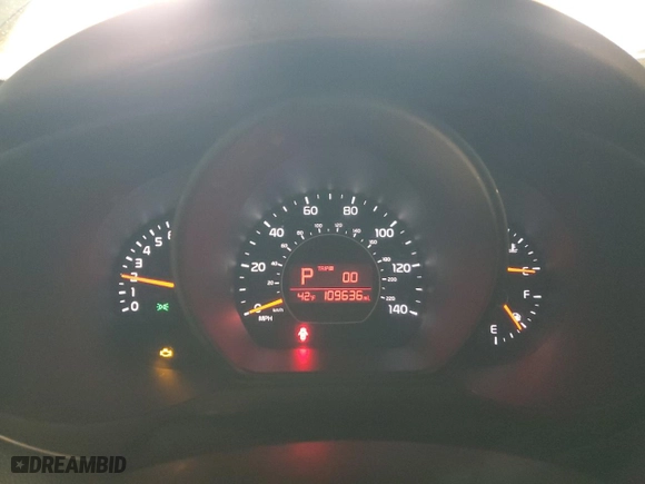 2015 Kia Soul with VIN KNDJN2A21F7765168, listed as a Copart auction lot 45284955 with 109,636 mi miles and Salvage Title. Bid and sale history available at carsss.com. Image 9.