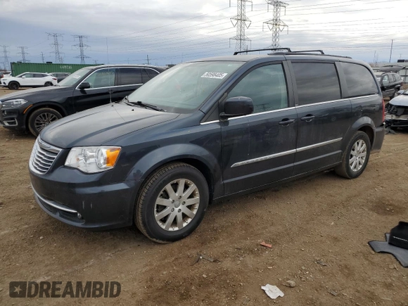 2013 Chrysler Town & Country Touring with VIN 2C4RC1BG8DR713271, listed as a Copart auction lot 50598405 with 130,551 mi miles and Salvage Title. Bid and sale history available at DreamBid. Image 1.
