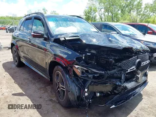2024 Mercedes-Benz GLE 450 with VIN 4JGFB5KBXRB177362, listed as a IAAI auction lot 42270719 with 23,019 mi miles and . Bid and sale history available at DreamBid. Image 1.