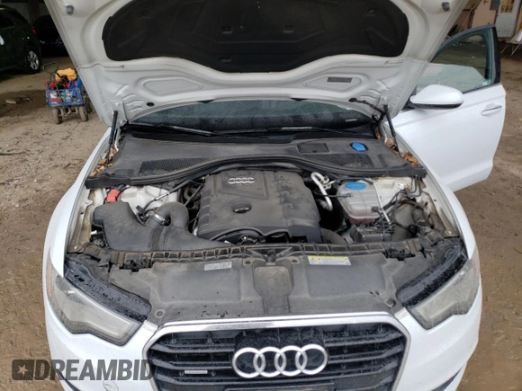 2015 Audi A6 2.0T Premium Plus with VIN WAUGFAFC1FN025275, listed as a Copart auction lot 39833153 with 57,888 mi miles. Bid and sale history available at carsss.com. Image 11.