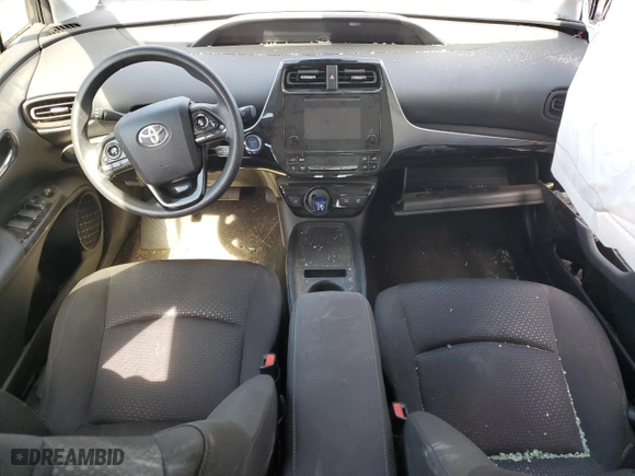 2019 Toyota Prius L Eco with VIN JTDKARFU6K3086954, listed as a Copart auction lot 70511124 with 0 mi miles and Salvage Title. Bid and sale history available at carsss.com. Image 8.