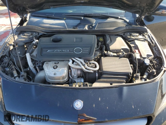 2015 Mercedes-Benz CLA 45 AMG with VIN WDDSJ5CB7FN167537, listed as a Copart auction lot 84003464 with 44,634 mi miles and Salvage Title. Bid and sale history available at DreamBid. Image 11.