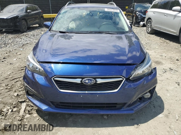 2018 Subaru Impreza Premium with VIN 4S3GTAD69J3718625, listed as a Copart auction lot 56623915 with 71,129 mi miles and Salvage title. Bid and sale history available at DreamBid. Image 5.