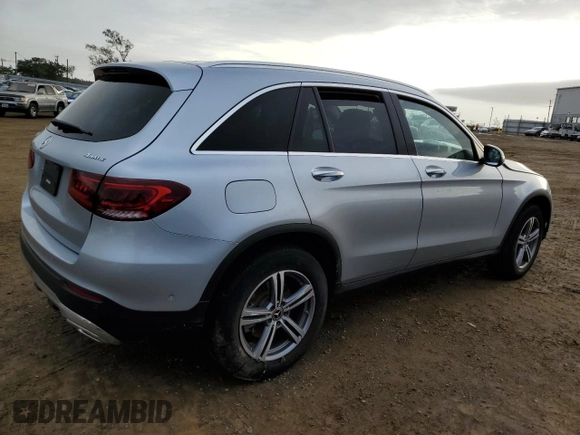2022 Mercedes-Benz GLC 300 with VIN W1N0G8EB0NG042857, listed as a Copart auction lot 86660434 with Not Provided miles and Salvage Title. Bid and sale history available at DreamBid. Image 3.