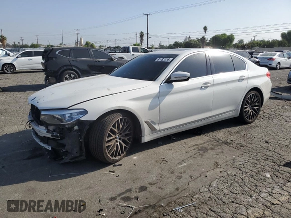 2020 BMW 5 Series 540i z VIN WBAJS1C01LCD37859, wystawiony jako Copart lot #61483155 z przebiegiem 49 087 mil mil oraz Szkoda całkowita • Salvage title. Historia ofert i sprzedaży dostępna na DreamBid. Obrazek 1.
