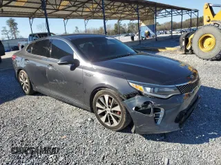 2016 Kia Optima SX Turbo with VIN 5XXGW4L24GG092367, listed as a Copart auction lot 45284145 with 162,796 mi miles and Salvage Title. Bid and sale history available at carsss.com. Image 4.