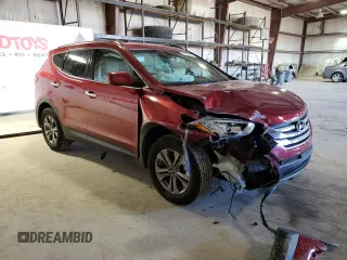 2016 Hyundai Santa Fe z VIN 5XYZU3LB7GG373891, wystawiony jako Copart lot #81058604 z przebiegiem 104 871 mil mil oraz Szkoda całkowita • Salvage title. Historia ofert i sprzedaży dostępna na DreamBid. Obrazek 4.