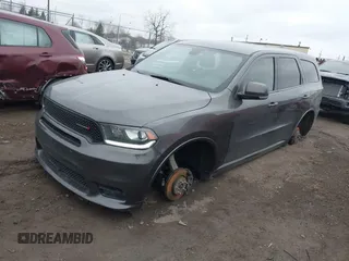 2020 Dodge Durango GT Plus with VIN 1C4RDJDG4LC260932, listed as a IAAI auction lot 41833117 with 104,930 mi miles and . Bid and sale history available at DreamBid. Image 22.