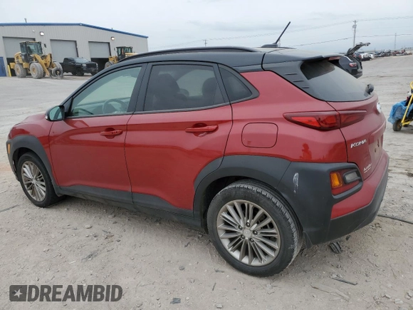 2018 Hyundai Kona SEL with VIN KM8K22AA7JU184624, listed as a Copart auction lot 53660815 with 92,932 mi miles and Salvage Title. Bid and sale history available at carsss.com. Image 2.