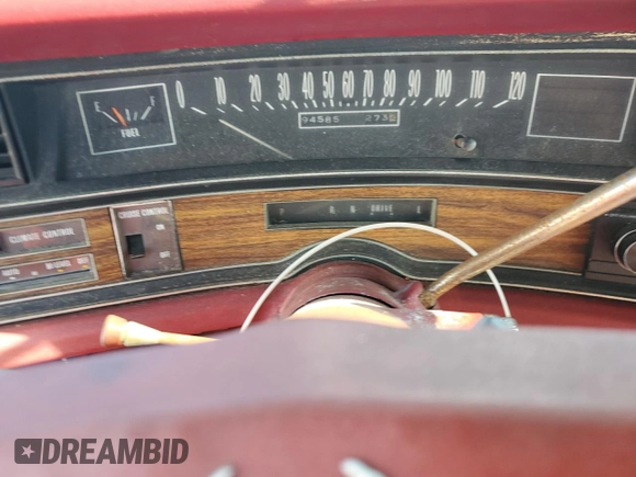 1973 Cadillac Eldorado z VIN 6L67S30429866, wystawiony jako Copart lot #87187334 z przebiegiem 94 585 mil mil oraz Szkoda całkowita • Salvage title. Historia ofert i sprzedaży dostępna na DreamBid. Obrazek 9.