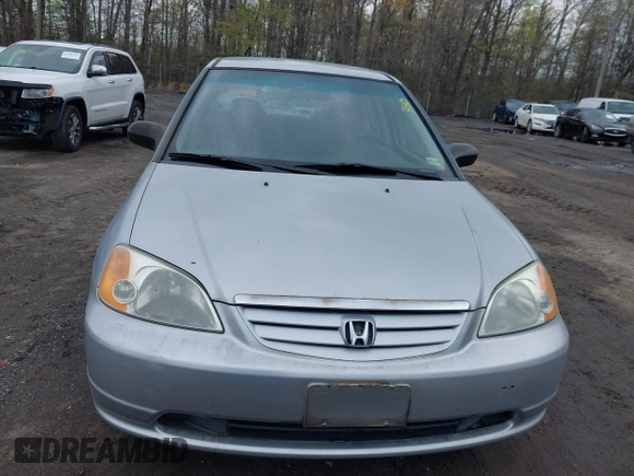 2001 Honda Civic LX with VIN 1HGES16581L043706, listed as a IAAI auction lot 42045657 with 149,285 mi miles. Bid and sale history available at carsss.com. Image 6.