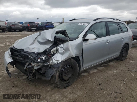 2013 Volkswagen Jetta SportWagen S with VIN 3VWPP7AJ7DM647716, listed as a Copart auction lot 49524925 with 139,153 mi miles and Salvage Title. Bid and sale history available at carsss.com. Image 1.