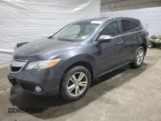 2015 Acura RDX Tech Pkg with VIN 5J8TB4H52FL025764, listed as a Copart auction lot 49716525 with 126,005 mi miles and Salvage Title. Bid and sale history available at carsss.com. Image 1.