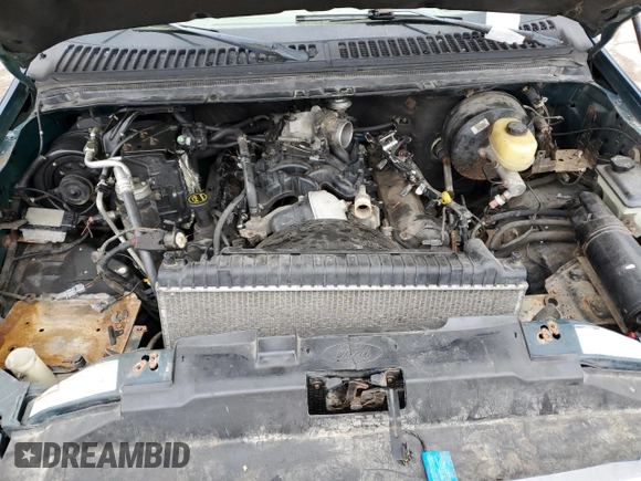 1999 Ford F-250 XL with VIN 1FTNX21L8XEC14950, listed as a Copart auction lot 46689625 with 195,289 mi miles and Salvage title. Bid and sale history available at DreamBid. Image 11.