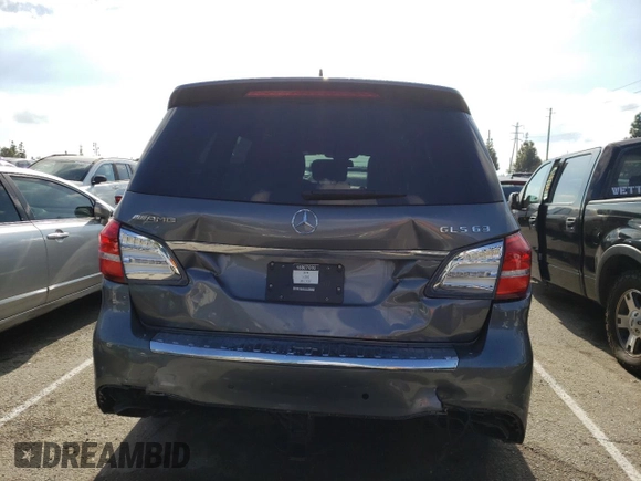 2018 Mercedes-Benz GLS 63 AMG with VIN 4JGDF7FE1JB107037, listed as a Copart auction lot 73127952 with 22,605 mi miles and . Bid and sale history available at DreamBid. Image 6.