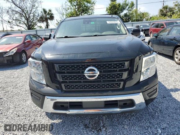 2021 Nissan Titan SV with VIN 1N6AA1EE9MN524930, listed as a Copart auction lot 52069845 with 44,280 mi miles and Salvage Title. Bid and sale history available at DreamBid. Image 5.