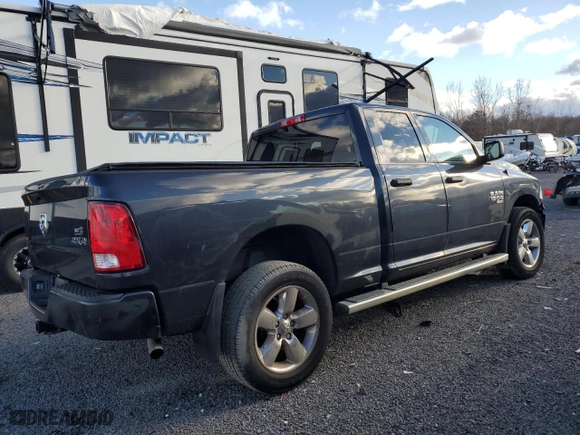 2019 Ram 1500 Classic Express with VIN 1C6RR7FG8KS506555, listed as a Copart auction lot 41378985 with 78,720 mi miles and Salvage Title. Bid and sale history available at carsss.com. Image 3.