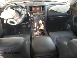 2017 Nissan Armada SL with VIN JN8AY2ND8H9001672, listed as a Copart auction lot 42967935 with 104,779 mi miles and Salvage Title. Bid and sale history available at carsss.com. Image 8.