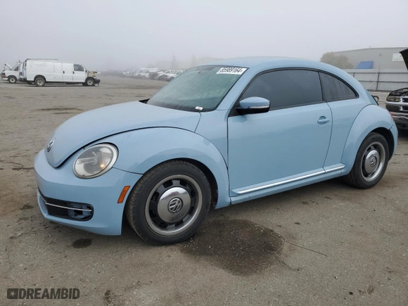 2012 Volkswagen Beetle 2.5L PZEV with VIN 3VWJP7AT1CM652433, listed as a Copart auction lot 85989164 with 115,406 mi miles and Salvage Title. Bid and sale history available at carsss.com. Image 1.
