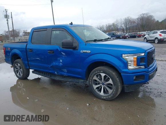 2020 Ford F-150 XL with VIN 1FTEW1E55LFC29385, listed as a IAAI auction lot 41908449 with 55,211 mi miles. Bid and sale history available at carsss.com. Image 1.