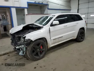 2017 Jeep Grand Cherokee SRT with VIN 1C4RJFDJ5HC939147, listed as a Copart auction lot 45664795 with 76,230 mi miles and Salvage Title. Bid and sale history available at carsss.com. Image 1.