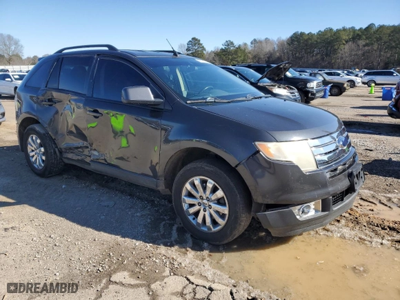2007 Ford Edge SEL with VIN 2FMDK38CX7BB26172, listed as a Copart auction lot 45925265 with 174,839 mi miles and Salvage Title. Bid and sale history available at carsss.com. Image 4.