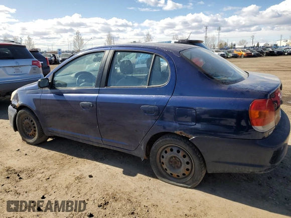2003 Toyota ECHO with VIN JTDBT123930291244, listed as a Copart auction lot 51801605 with 378,723 mi miles and Salvage Title. Bid and sale history available at carsss.com. Image 2.