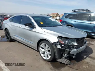 2017 Chevrolet Impala Premier with VIN 1G1145S38HU117464, listed as a IAAI auction lot 42244050 with 199,043 mi miles and . Bid and sale history available at DreamBid. Image 1.