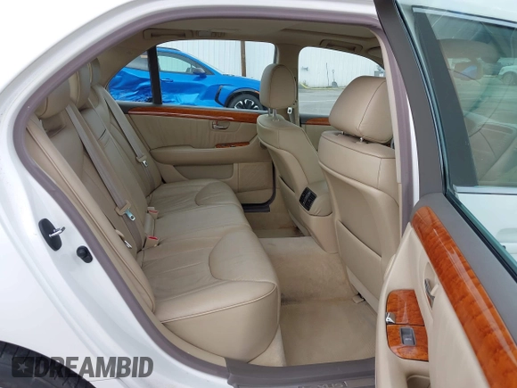 2005 Lexus LS 430 z VIN JTHBN36FX50175532, wystawiony jako IAAI lot #41925866 z przebiegiem 182 956 mil mil oraz . Historia ofert i sprzedaży dostępna na DreamBid. Obrazek 8.