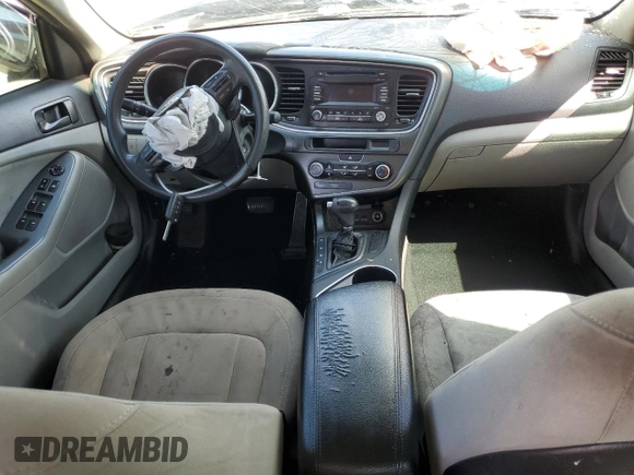 2014 Kia Optima LX with VIN 5XXGM4A71EG281270, listed as a Copart auction lot 52617445 with Not Provided miles and Salvage Title. Bid and sale history available at carsss.com. Image 8.