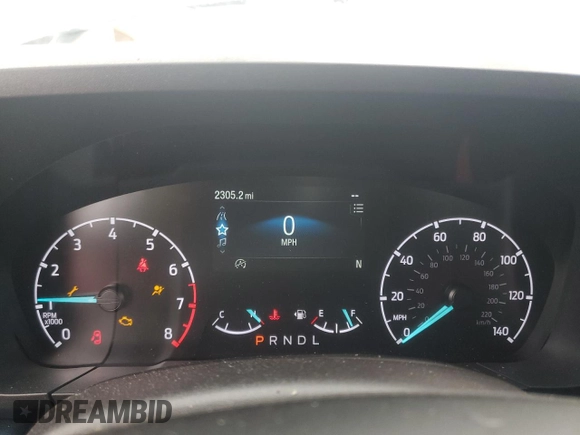 2024 Ford Maverick XLT with VIN 3FTTW8H91RRB73231, listed as a Copart auction lot 42972435 with 2,305 mi miles and Salvage Title. Bid and sale history available at DreamBid. Image 9.