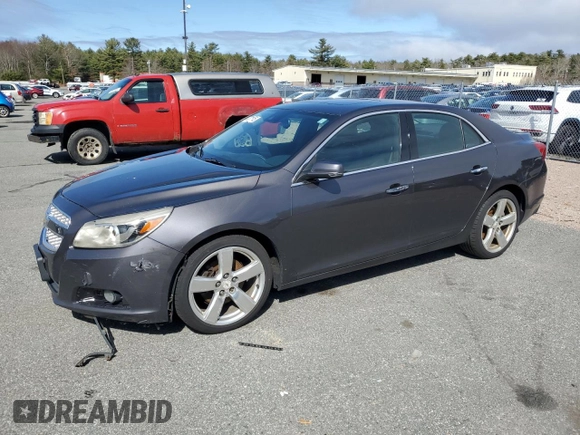 2013 Chevrolet Malibu LTZ with VIN 1G11J5SX9DF224324, listed as a Copart auction lot 49571565 with 172,943 mi miles and Salvage Title. Bid and sale history available at DreamBid. Image 1.