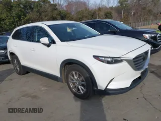 2018 Mazda CX-9 Touring with VIN JM3TCACY7J0221051, listed as a IAAI auction lot 41608576 with 156,860 mi miles. Bid and sale history available at carsss.com. Image 1.