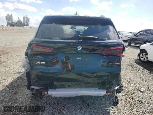 2023 BMW X5 xDrive45e with VIN 5UXTA6C06P9P54761, listed as a Copart auction lot 48167875 with 40,563 mi miles and Salvage Title. Bid and sale history available at carsss.com. Image 6.