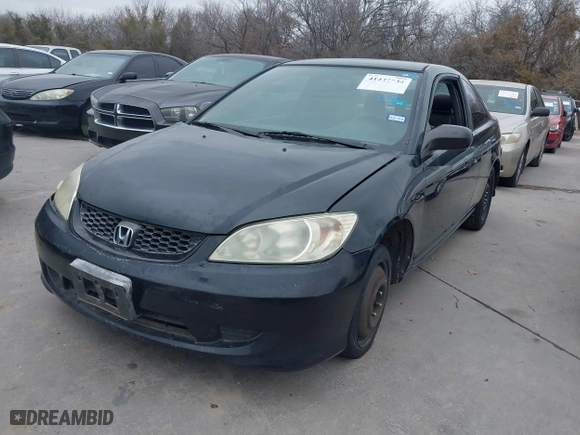 2004 Honda Civic VP with VIN 1HGEM22194L047772, listed as a IAAI auction lot 41447534 with 1 mi miles. Bid and sale history available at carsss.com. Image 2.