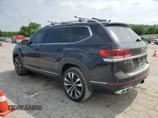 2022 Volkswagen Atlas SEL Premium R-Line with VIN 1V2FR2CAXNC532621, listed as a Copart auction lot 55081255 with 96,104 mi miles and Salvage title. Bid and sale history available at DreamBid. Image 2.